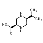 CAS 登录号：782424-04-8， (2R,5S)-5-异丙基-2-哌嗪羧酸
