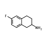 CAS#: 782427-32-1, 6-Fluoro-1,2,3,4-tetrahydro-2-naphthalenamine