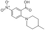 CAS 登录号：78243-27-3， 2-(4-甲基哌啶-1-基)-5-硝基苯甲酸酯