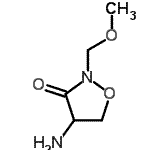 CAS 登录号：782446-87-1， 4-氨基-2-(甲氧基甲基)-1,2-恶唑烷-3-酮