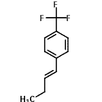CAS#: 782462-84-4, 1-[(1E)-1-Buten-1-yl]-4-(trifluoromethyl)benzene