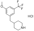 CAS 登录号：782504-62-5， 4-(3-甲氧基-5-三氟甲基-苄基)-哌啶盐酸盐