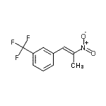 CAS#: 783-04-0, 1-[(E)-2-nitroprop-1-enyl]-3-(trifluoromethyl)benzene