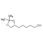 CAS#: 78303-54-5, 5-[(4R)-2,2-Dimethyl-1,3-dioxolan-4-yl]-1-pentanol