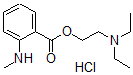 CAS#: 78325-32-3, 2-Diethylaminoethyl 2-Methylaminobenzoate Hydrochloride