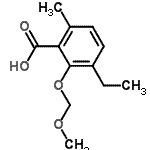 CAS 登录号：783266-21-7， 3-乙基-2-(甲氧基甲氧基)-6-甲基苯甲酸