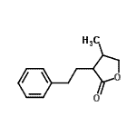 CAS 登录号：783323-25-1， 4-甲基-3-(2-苯基乙基)二氢-2(3H)-呋喃酮