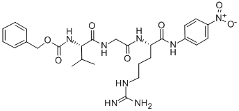 CAS 登录号：78333-16-1， 苄氧羰基缬氨酰-甘氨酰-精氨酰 4-硝基苯胺