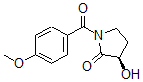 CAS 登录号:78340-51-9, (3R)-3-羟基-1-(4-甲氧基苯甲酰基)吡咯烷-2-酮