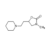 CAS 登录号：784080-17-7， 3-甲基-5-[2-(1-哌啶基)乙基]-1,3-恶唑烷-2-酮