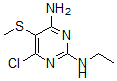 CAS#: 78415-50-6, 6-Chloro-N-Ethyl-5-Methylsulfanylpyrimidine-2,4-Diamine