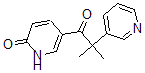 CAS 登录号：78433-82-6， 5-(2-甲基-2-吡啶-3-基丙酰)-1H-吡啶-2-酮