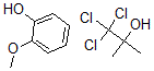 CAS 登录号：78457-01-9， 2-甲氧基苯酚;1,1,1-三氯-2-甲基丙烷-2-醇