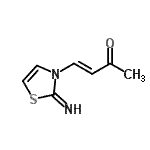 CAS 登录号：784987-01-5， (3E)-4-(2-亚氨基-1,3-噻唑-3(2H)-基)-3-丁烯-2-酮