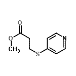 CAS#: 78526-49-5, Methyl 3-(4-pyridinylsulfanyl)propanoate