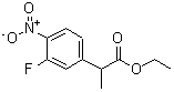 CAS#: 78543-07-4, Ethyl 2-(3-fluoro-4-nitrophenyl)propanoate