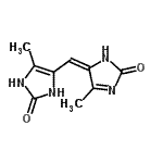 CAS#: 786593-65-5, 4-Methyl-5-[(E)-(5-methyl-2-oxo-2,3-dihydro-4H-imidazol-4-ylidene)methyl]-1,3-dihydro-2H-imidazol-2-one