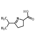 CAS#: 786602-80-0, 5-Isopropyl-3,4-dihydro-2H-pyrrole-2-carboxylic acid