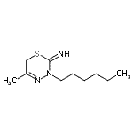 CAS#: 786626-35-5, 3-Hexyl-5-methyl-3,6-dihydro-2H-1,3,4-thiadiazin-2-imine