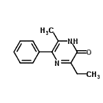 CAS 登录号：786652-82-2， 3-乙基-6-甲基-5-苯基-2(1H)-吡嗪酮