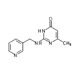 CAS#: 786660-73-9, 6-Methyl-2-[(3-pyridinylmethyl)amino]-4(1H)-pyrimidinone