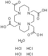 CAS#: 78668-42-5, 2,2',2'',2'''-(1,4,8,11-Tetraazacyclotetradecane-1,4,8,11-tetrayl)tetraacetic acid tetrahydrochloride hydrate