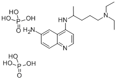 CAS 登录号：78703-85-2， N-(5-二乙基氨基戊烷-2-基)喹啉-4,6-二胺