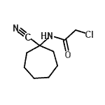 CAS 登录号：78735-01-0， 2-氯-N-(1-氰基环庚基)乙酰胺