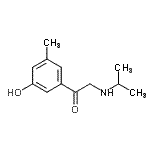 CAS 登录号：787485-76-1， 1-(3-羟基-5-甲基苯基)-2-(异丙基氨基)乙酮