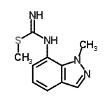 CAS#: 787488-63-5, Methyl N-(1-methyl-1H-indazol-7-yl)carbamimidothioate