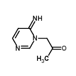 CAS 登录号：787495-51-6， 1-(6-亚氨基-1(6H)-嘧啶基)丙酮