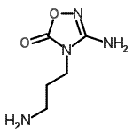 CAS 登录号：787528-75-0， 3-氨基-4-(3-氨基丙基)-1,2,4-恶二唑-5(4H)-酮