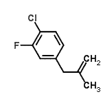 CAS#: 787585-34-6, 1-Chloro-2-fluoro-4-(2-methyl-2-propen-1-yl)benzene