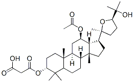 CAS 登录号：78782-15-7， 3-[[(3R,5R,8R,9R,10R,12R,13R,14R,17S)-12-乙酰氧基-17-[(2S,5R)-5-(2-羟基丙-2-基)-2-甲基四氢呋喃-2-基]-4,4,8,10,14-五甲基-2,3,5,6,7,9,11,12,13,15,16,17-十二氢-1H-环戊并[a]菲-3-基]氧基]-3-氧代丙酸