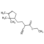 CAS#: 78904-55-9, Ethyl 2-cyano-4-(2,2,3-trimethyl-3-cyclopenten-1-yl)butanoate