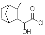 CAS 登录号：78925-02-7， (3,3-二甲基双环[2.2.1]庚-2-基)(羟基)乙酰氯