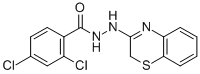 CAS 登录号:78959-11-2, N'-(2H-1,4-苯并噻嗪-3-基)-2,4-二氯苯甲酰肼