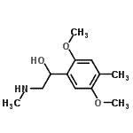 CAS 登录号：790149-10-9， 1-(2,5-二甲氧基-4-甲基苯基)-2-(甲基氨基)乙醇