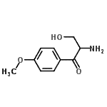 CAS 登录号：790158-27-9， 2-氨基-3-羟基-1-(4-甲氧基苯基)-1-丙酮