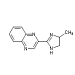 CAS 登录号：790175-67-6， 2-(4-甲基-4,5-二氢-1H-咪唑-2-基)喹喔啉