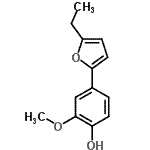 CAS 登录号：790224-25-8， 4-(5-乙基-2-呋喃基)-2-甲氧基苯酚