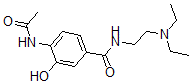 CAS 登录号：79048-58-1， 4-乙酰氨基-N-(2-二乙基氨基乙基)-3-羟基苯甲酰胺
