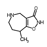 CAS#: 790634-79-6, 8-Methyl-5,6,7,8-tetrahydro-2H-[1,2]oxazolo[4,5-c]azepin-3(4H)-one