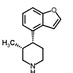 CAS#: 790648-71-4, (3R,4R)-4-(1-Benzofuran-4-yl)-3-methylpiperidine