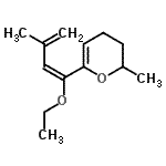 CAS#: 790662-01-0, 6-[(1E)-1-Ethoxy-3-methyl-1,3-butadien-1-yl]-2-methyl-3,4-dihydro-2H-pyran