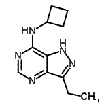 CAS#: 790666-57-8, N-Cyclobutyl-3-ethyl-1H-pyrazolo[4,3-d]pyrimidin-7-amine