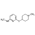 CAS#: 790671-23-7, N-Methyl-6-[(1-methyl-4-piperidinyl)oxy]-2-pyridinamine