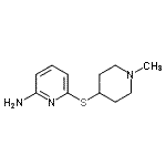 CAS#: 790672-00-3, 6-[(1-Methyl-4-piperidinyl)sulfanyl]-2-pyridinamine