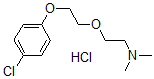 CAS 登录号：79072-75-6， 2-[2-(4-氯苯氧基)乙氧基]-N,N-二甲基乙胺盐酸盐