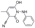 CAS 登录号：79084-83-6， 2-羟基-4-甲基-6-氧代-1-(苯基氨基)吡啶-3-甲腈